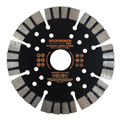 ROCKWORTH PRO DIAMOND TURBO WHEEL 115MM