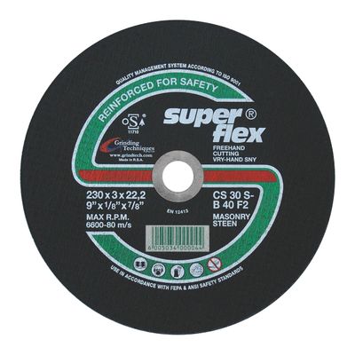 SUPERFLEX Cutting Disc Flat Masonry 230x3mm