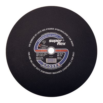 SUPERFLEX CUTTING DISC FLAT STEEL 400X3.2MM