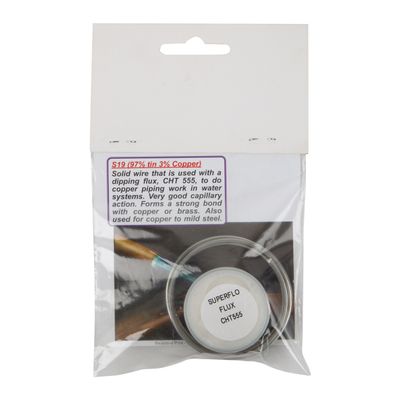 Solder Wire 15g 97/3 & Flux Diy Kit