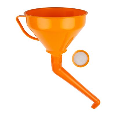 U-PART FUNNEL PLASTIC OFFSET + SIEVE 160MM