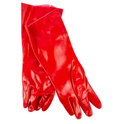 GLOVE PVC OPEN CUFF 35CM