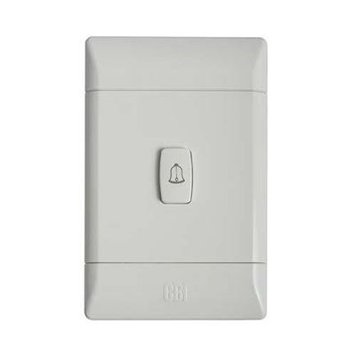 CBI Bell Switch 2x4 White