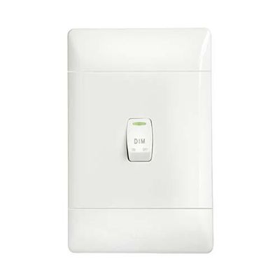 CBI Light Switch Dimmer Unit 2x4 White