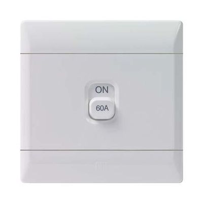 CBI Plug Switch Stove Isolator 2p 4x4 White