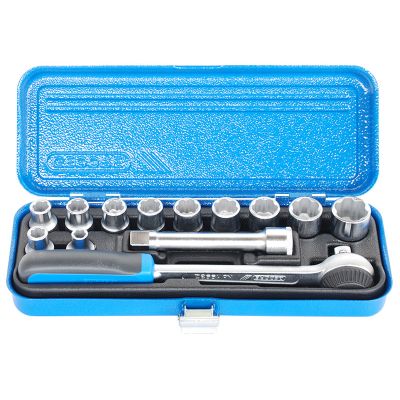 GEDORE BLUE SOCKET SET 15 PCE D19 HMZ METRIC