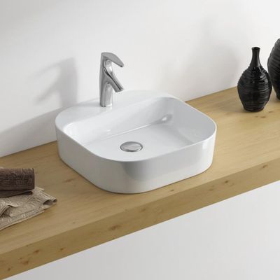 BASIN FREE STANDING LINK 1T/H SQ 410X410X110MM