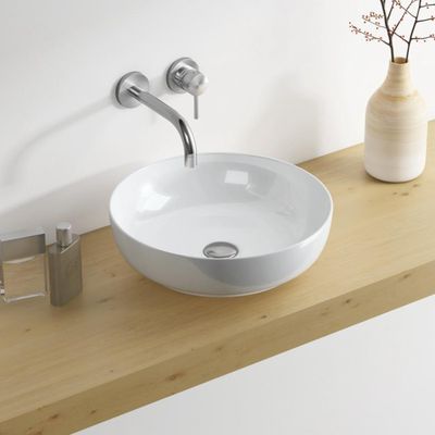 BASIN FREE STANDING PEBBLE 0T/H RD 405X405X430MM