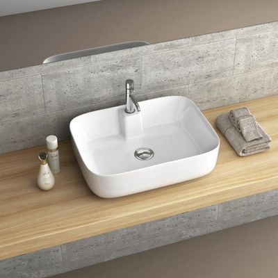 BASIN FREE STANDING SERENE 1T/H SQ 485X370X140MM