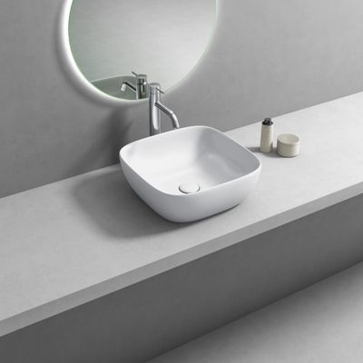 BASIN FREE STANDING VIRGO 0T/H SQ 410X410X150MM