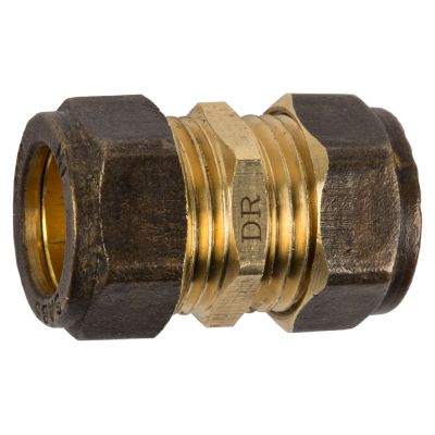 Compression Brass Coupler Cxc 15mm Sabs