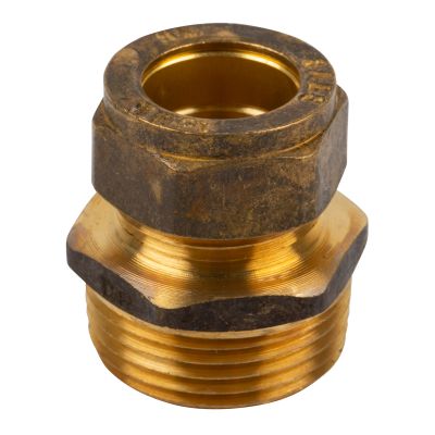 Compression Brass Coupler Cxmi 15mmx3/4 Sabs