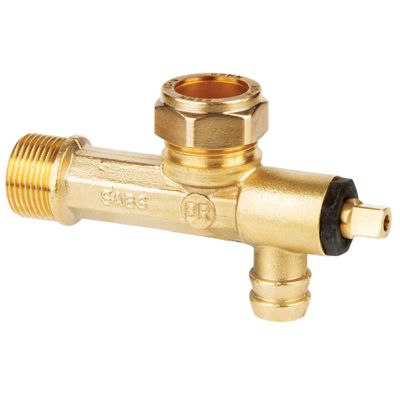 ADVANCED VALVE GEYSER DRAIN COCK MALE DUAL PORT