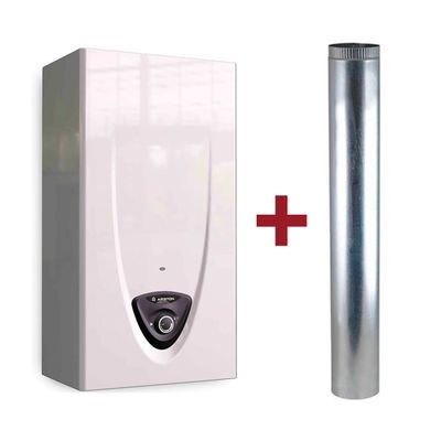 Geyser Gas ARISTON Fast Evo Ont 16 Lpg +fluepipe