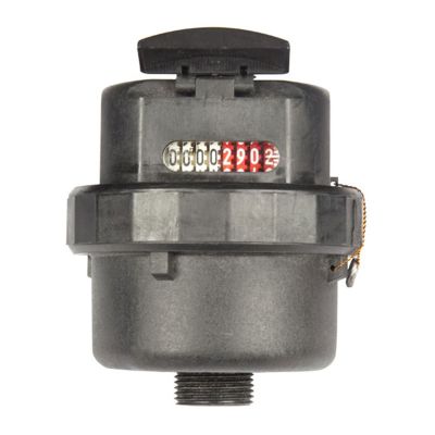 WATER METER 15MM PISTON TYPE PLASTIC