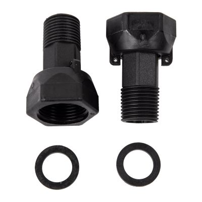 Water Meter Tail Pce Set 15mm + Nut & Washer (pl)