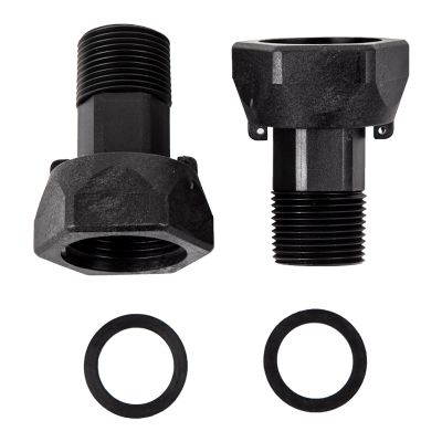 WATER METER TAIL PCE SET 20MM + NUT & WASHER (PL)
