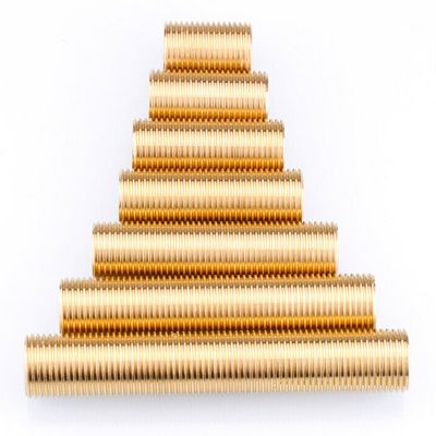 Brass Running Nipple 22mm X 50mm