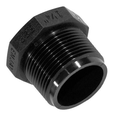 EMJAY MALE PLUG 1 1/4 IN. (32MM)