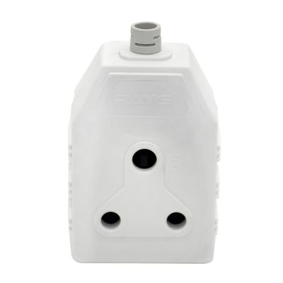 NEXUS JANUS COUPLER DBL PVC 16A WHITE