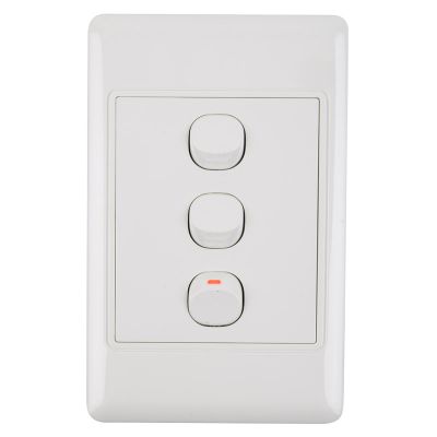 NEXUS Light Switch With Cover 16amp 4x2 1way 3l