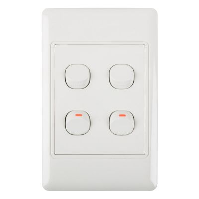 NEXUS LIGHT SWITCH WITH COVER 16AMP 4X2 1WAY 4L