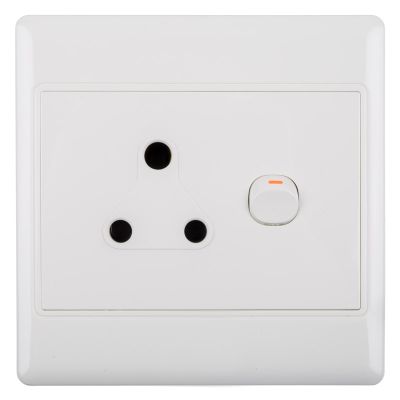 NEXUS Socket Switch With Cover 16amp 4x4 Single
