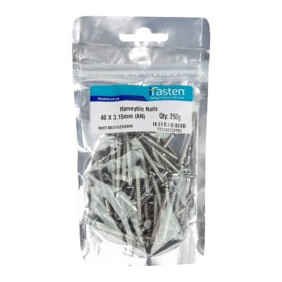 IFASTEN Nail Harvey Tile 40mmx3.15mm 250g Pp