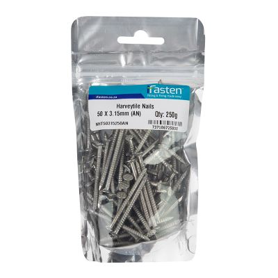 IFASTEN Nail Harvey Tile 50mmx3.15mm 250g Pp