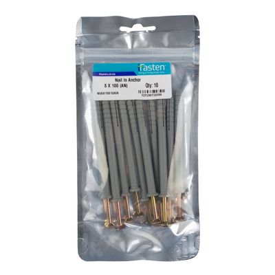 IFASTEN Nail In Anchor 8mmx100mm 10 Pp
