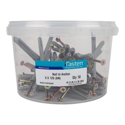 IFASTEN Nail In Anchor 8x120mm 50 Pt