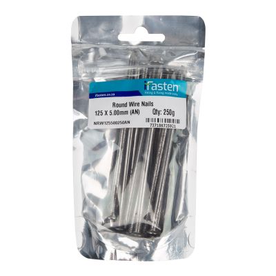 IFASTEN Nail Wire Round 125mmx5mm 250g Pp