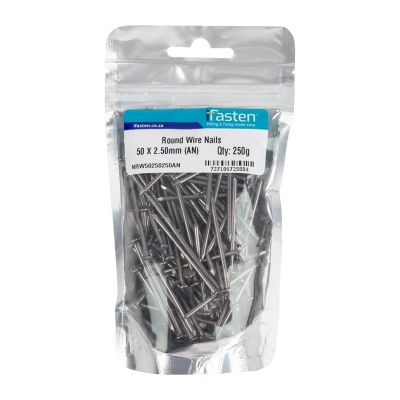 IFASTEN Nail Wire Round 50mmx2.5mm 250g Pp