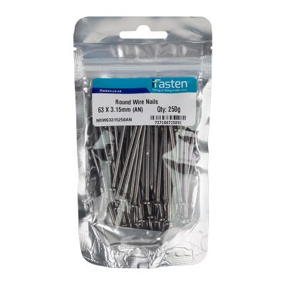 IFASTEN Nail Wire Round 63mmx3.15mm 250g Pp