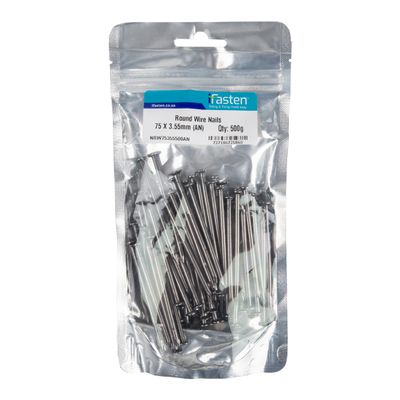 IFASTEN Nail Wire Round 75mmx3.55mm 500g Pp