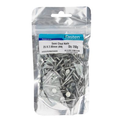 IFASTEN Nail Clout Semi 25mmx2mm 250g Pp