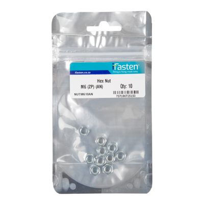 IFASTEN Nut Zp M6 10 Pp