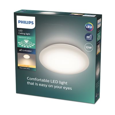 PHILIPS CEILING LIGHT ROUND 10W 40K COOL WHITE