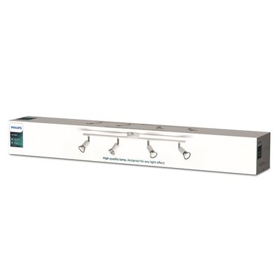 PHILIPS SPOTLIGHT 4X50W WHITE TUBE DOWNLIGHTER