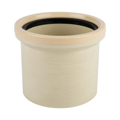 POLYPROP SOCKET UG SOLVENT/RING 110MM SATAS