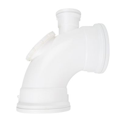 POLYPROP BEND VENT HORN 90DEG SV I.E 110MM SATAS