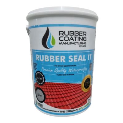RCM RUBBER SEAL - LIGHT GREY 5L - DIY KIT