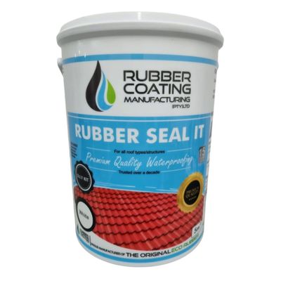 RCM RUBBER SEAL - WHITE 5L - DIY KIT