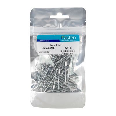 IFASTEN Rivet Dome 3.2mmx8mm 100 Pp
