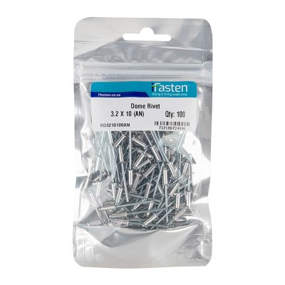 IFASTEN Rivet Dome 3.2mmx10mm 100 Pp