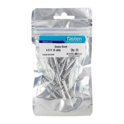 IFASTEN Rivet Dome 4.8mmx18mm 25 Pp