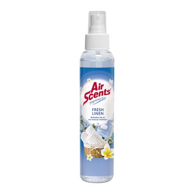 AIR SCENTS FRAGRAN MIST SPRAY FRESH LINEN 180ML