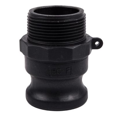 CAMLOCK PP TYPE F MALE ADAPTOR X MALE BSP 100MM