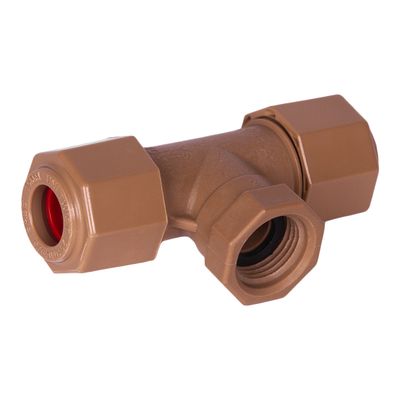 UNITWIST Tee Cxcxf 15x15mmx1/2inch