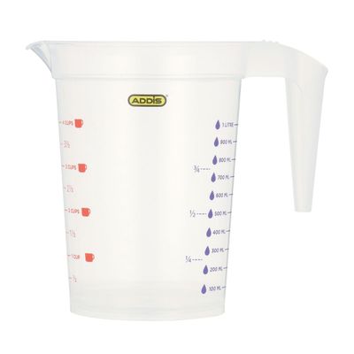 ADDIS Measuring Jug Clear 1l